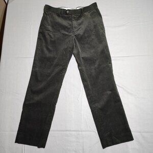 James Pringle corduroy casual pants men's size W36/31L black colour straight leg